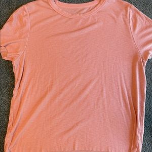 AE soft basic pink tee